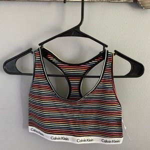Calvin Klein Sports Bra Rainbow